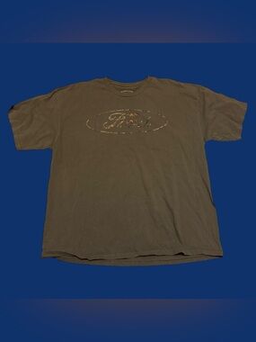 Ford Camo Realtree Logo Buckhorn River Shirt Country Southern Y2K Redneck Fall